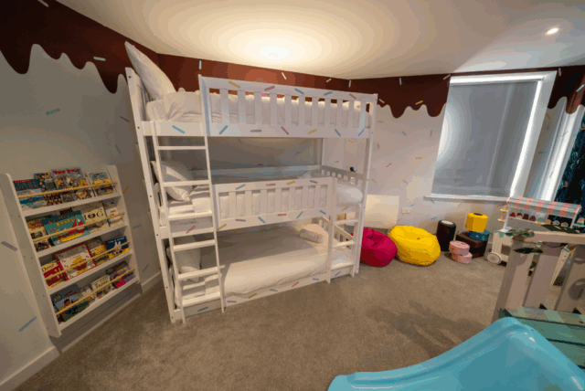 Kids Room Showing Book Shelf