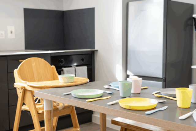 Kitchen showing The High Chair