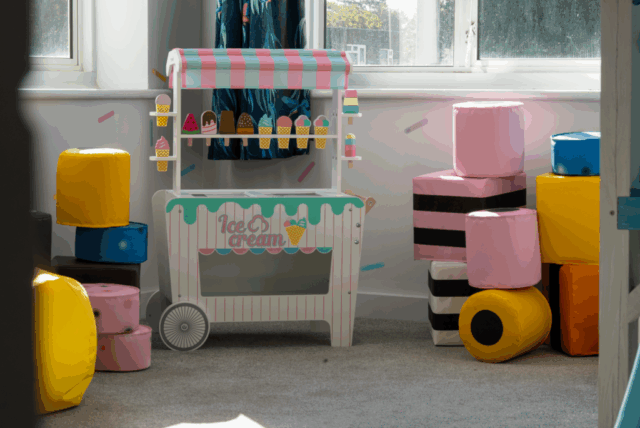 Kids Room Showing Ice Cream Parlour